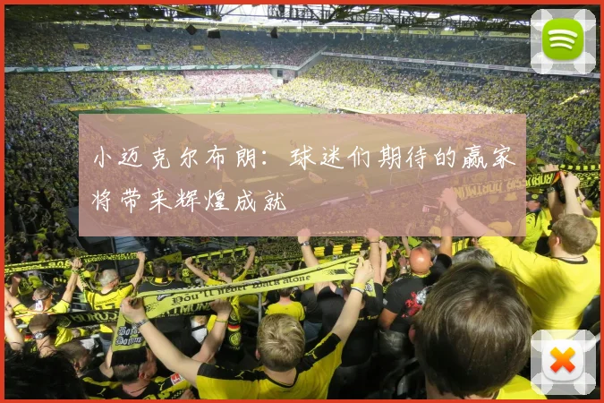 小迈克尔布朗：球迷们期待的赢家将带来辉煌成就